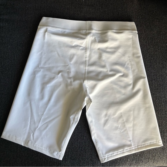 NIKE PRO ELITE MADE IN THE USA WHITE RACING HALF TIGHTS MEN’S SIZE LARGE - Picture 7 of 7